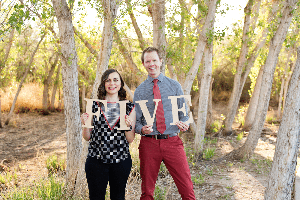 5th wedding anniversary couple picture. 