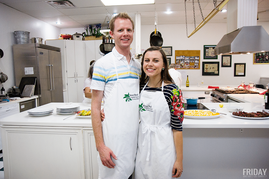 Sweet Basil Gourmet Couples Cooking Class