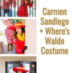 Carmen Sandiego and Where's Waldo Couple Costume
