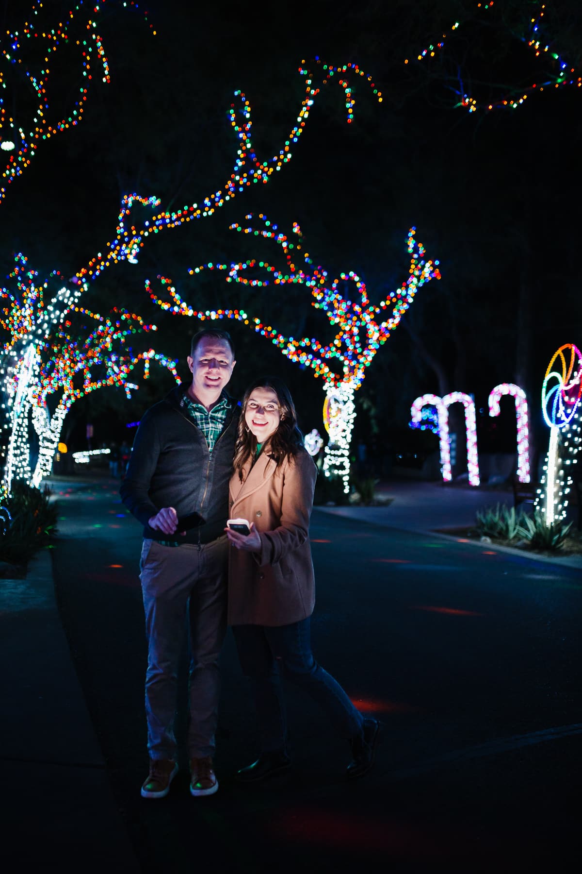 Zoo lights Date Night