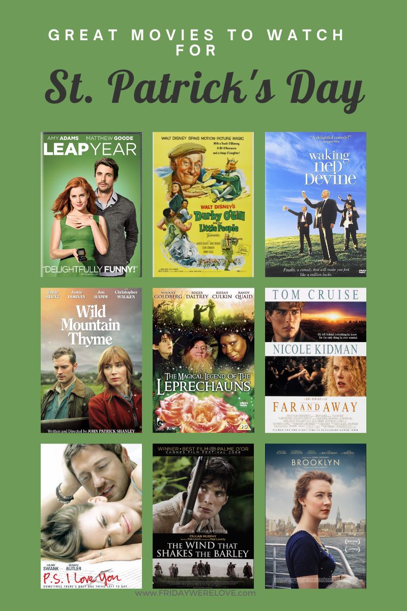 St Patrick's Day Movies roundup. 