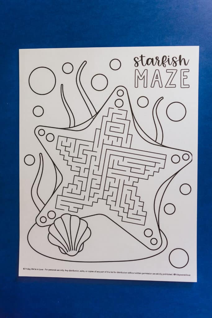 Summer Mazes for Kids.